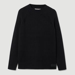 ELLESSE BRUCIATE KNITTED JUMPER AM BLACK - XS