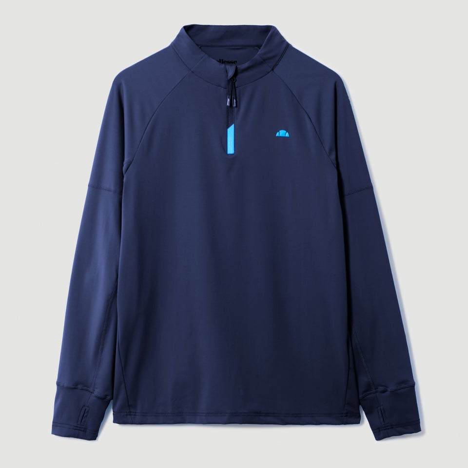 Men's Musica 1/4 Zip Long Sleeve Tee Navy