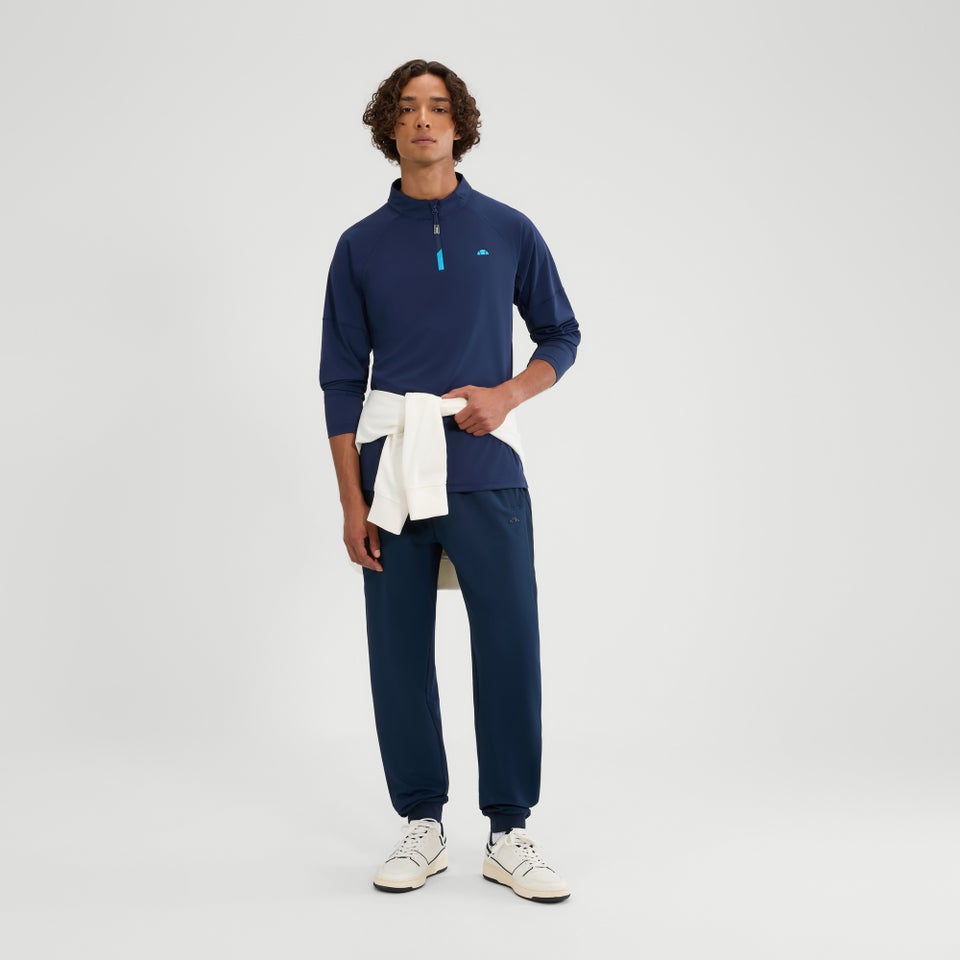 Men's Musica 1/4 Zip Long Sleeve Tee Navy