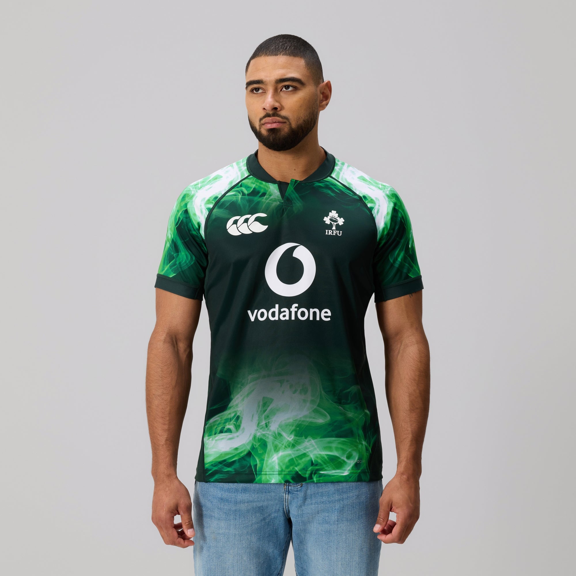 Mens Ireland Chicago 25/26 Pre-Game Pro Jersey Green | Canterbury