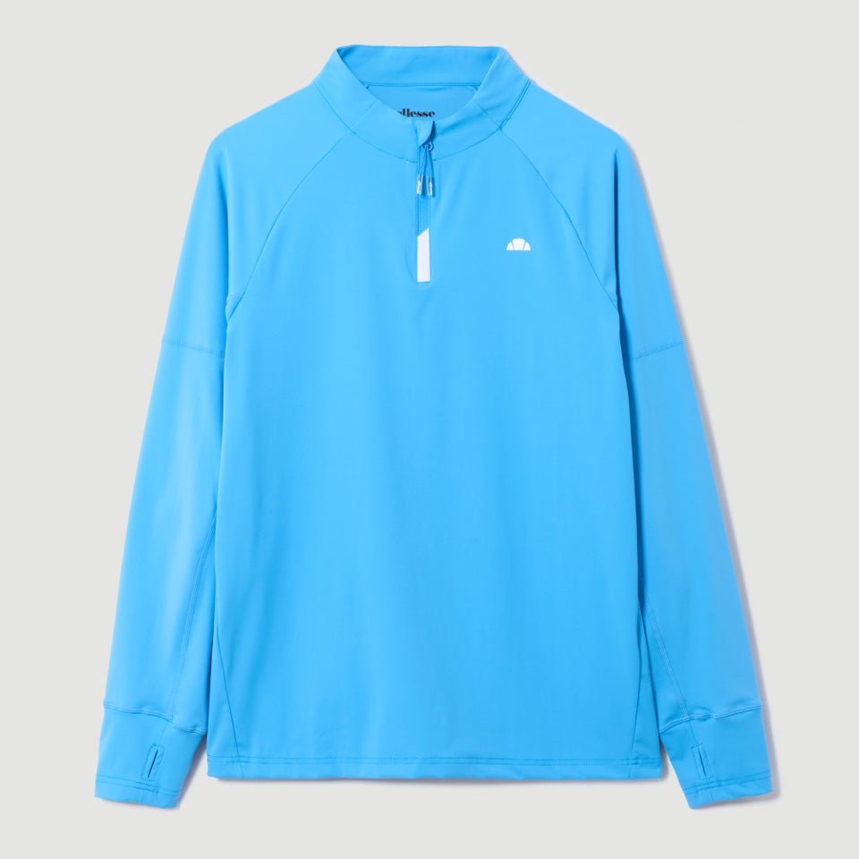 Men's Musica 1/4 Zip Long Sleeve Tee Blue