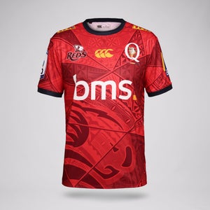 MENS 2026 QLD REDS PASIFIKA WARM UP TEE - XS