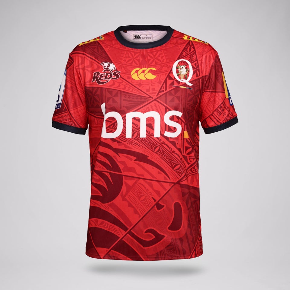 MENS 2026 QLD REDS PASIFIKA WARM UP TEE