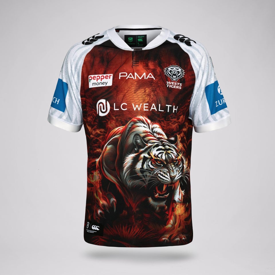 WESTS TIGERS 2026 MENS CAPTAINS RUN JERSEY