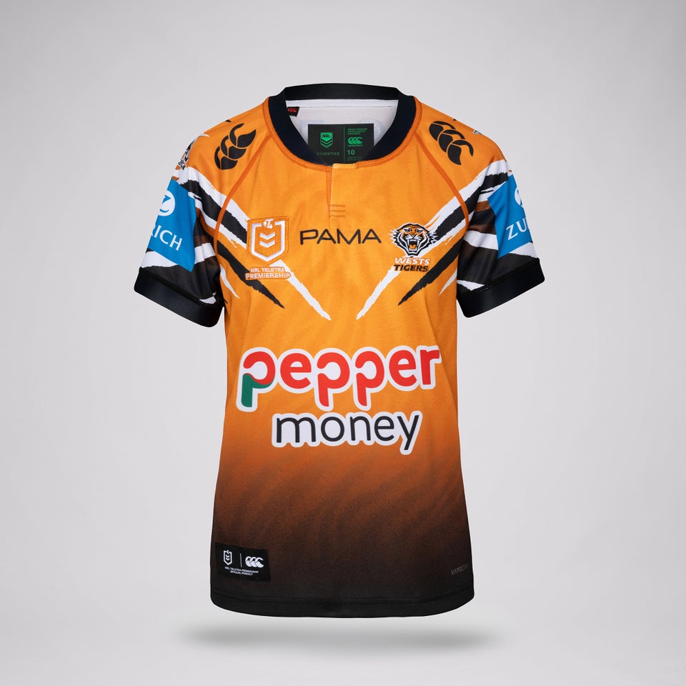 WESTS TIGERS 2026 WOMENS HOME JERSEY