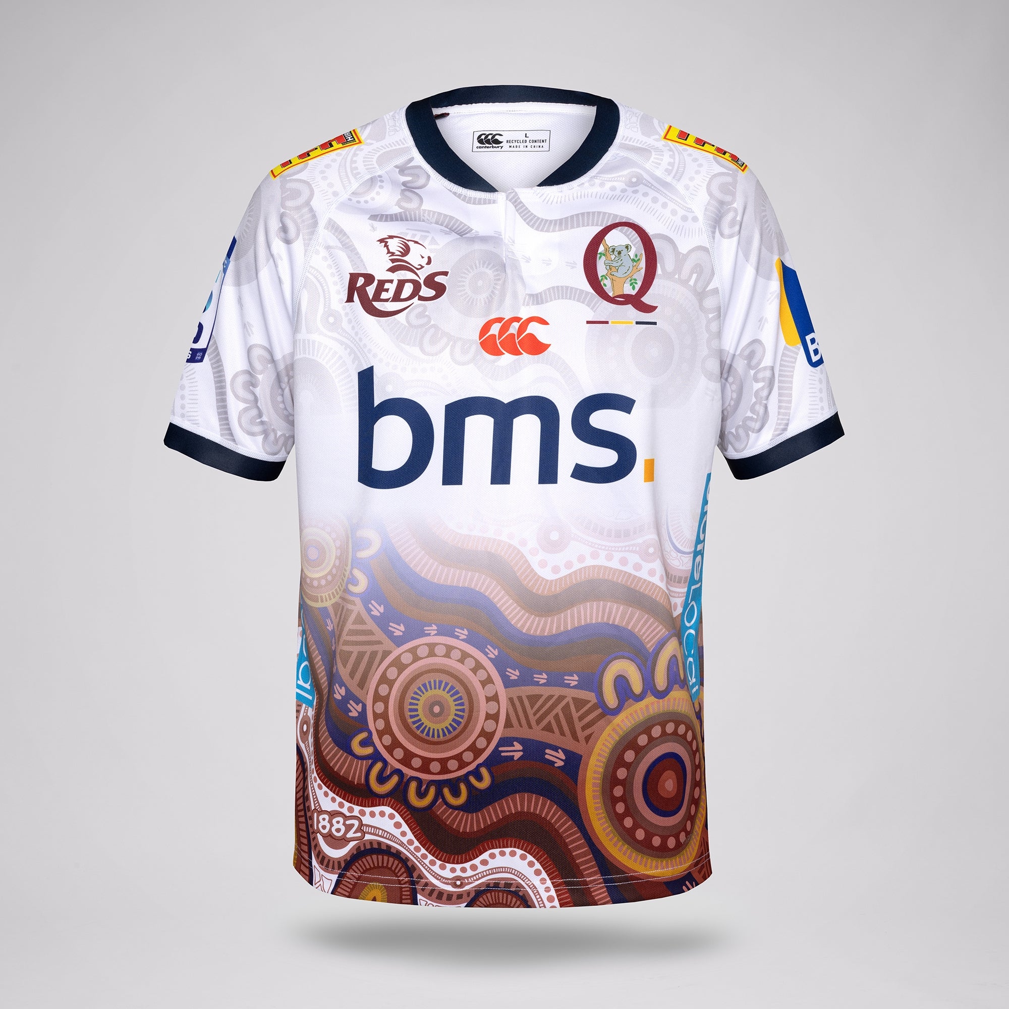 MENS 2026 QLD REDS BLUE TRAINING JERSEY | Canterbury of New Zealand