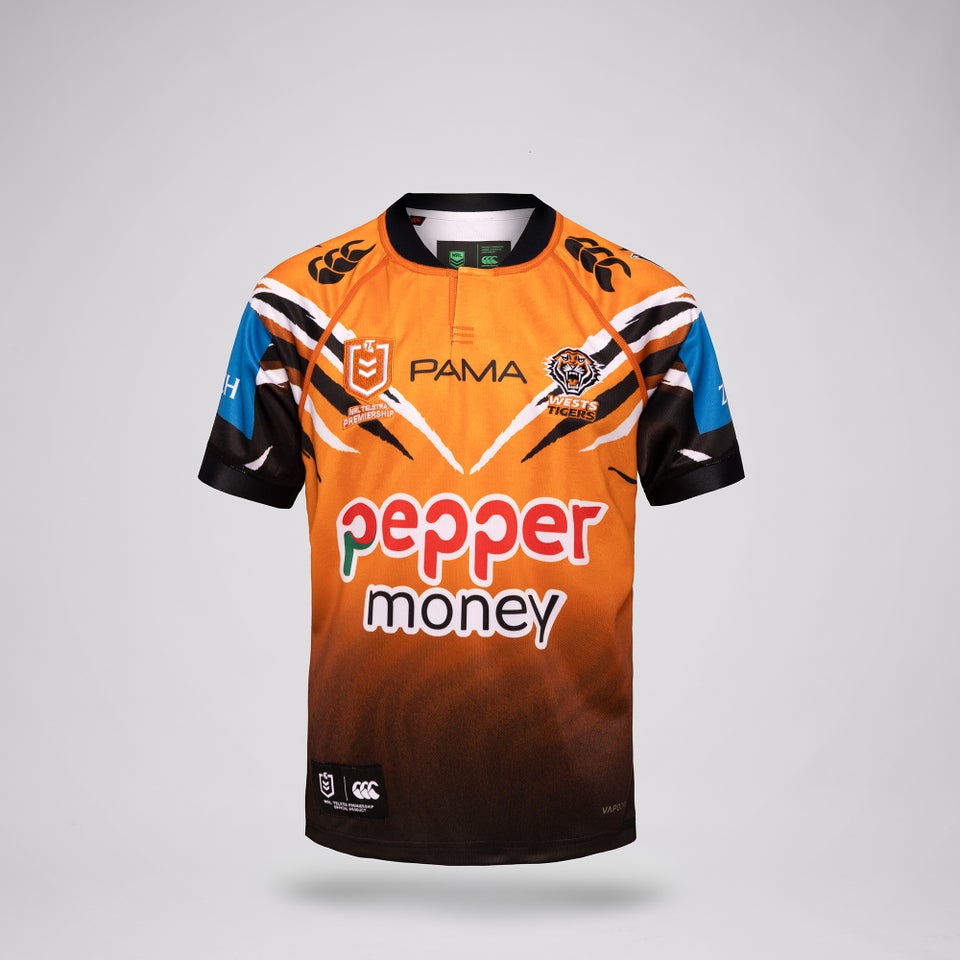 WESTS TIGERS 2026 KIDS HOME JERSEY