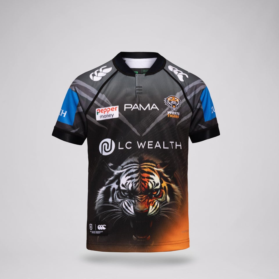 WESTS TIGERS 2026 KIDS TRAINING JERSEY