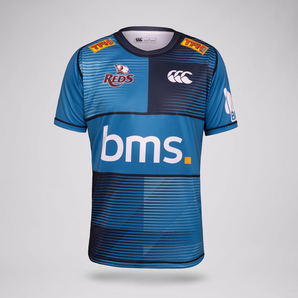 MENS 2026 QLD REDS BLUE TRAINING JERSEY