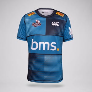 MENS 2026 QLD REDS BLUE TRAINING JERSEY - XS