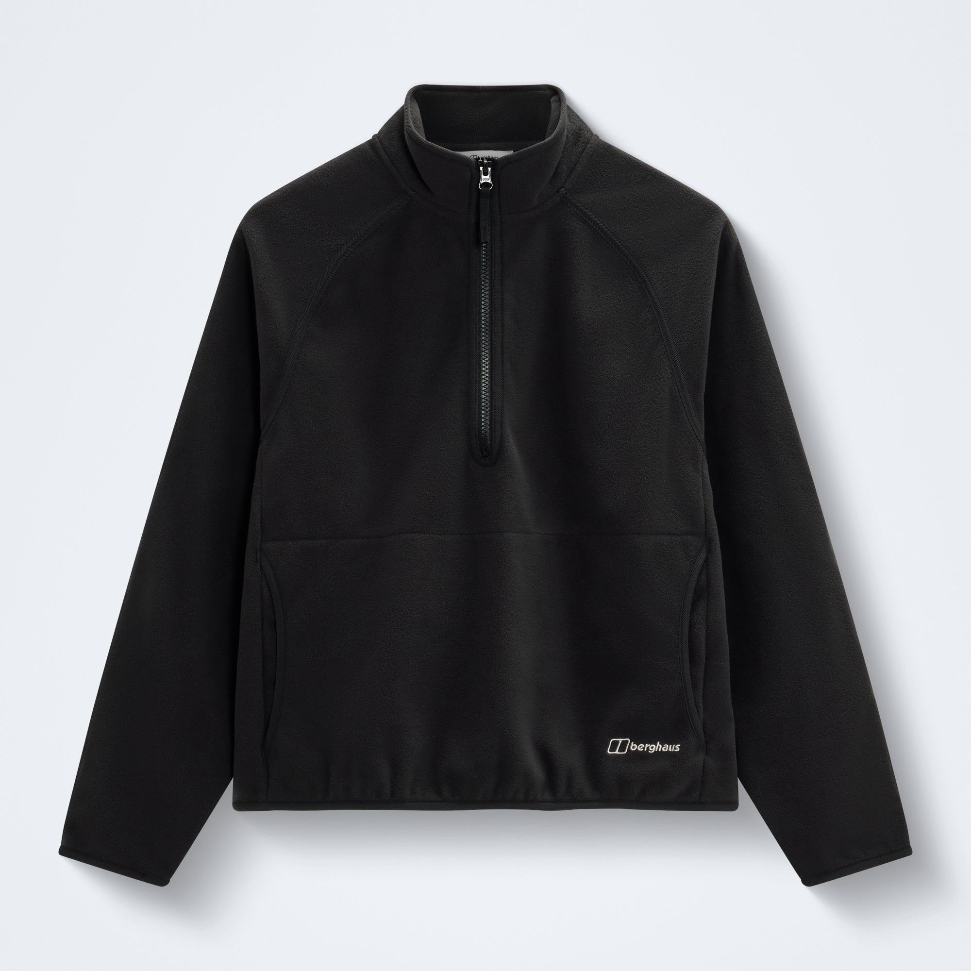 Bamburgh Half-Zip Fleece für Damen - Schwarz