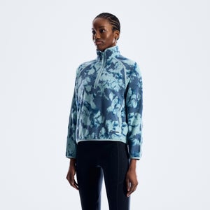 Bamburgh Half-Zip Fleece für Damen - Hellblau/Grau