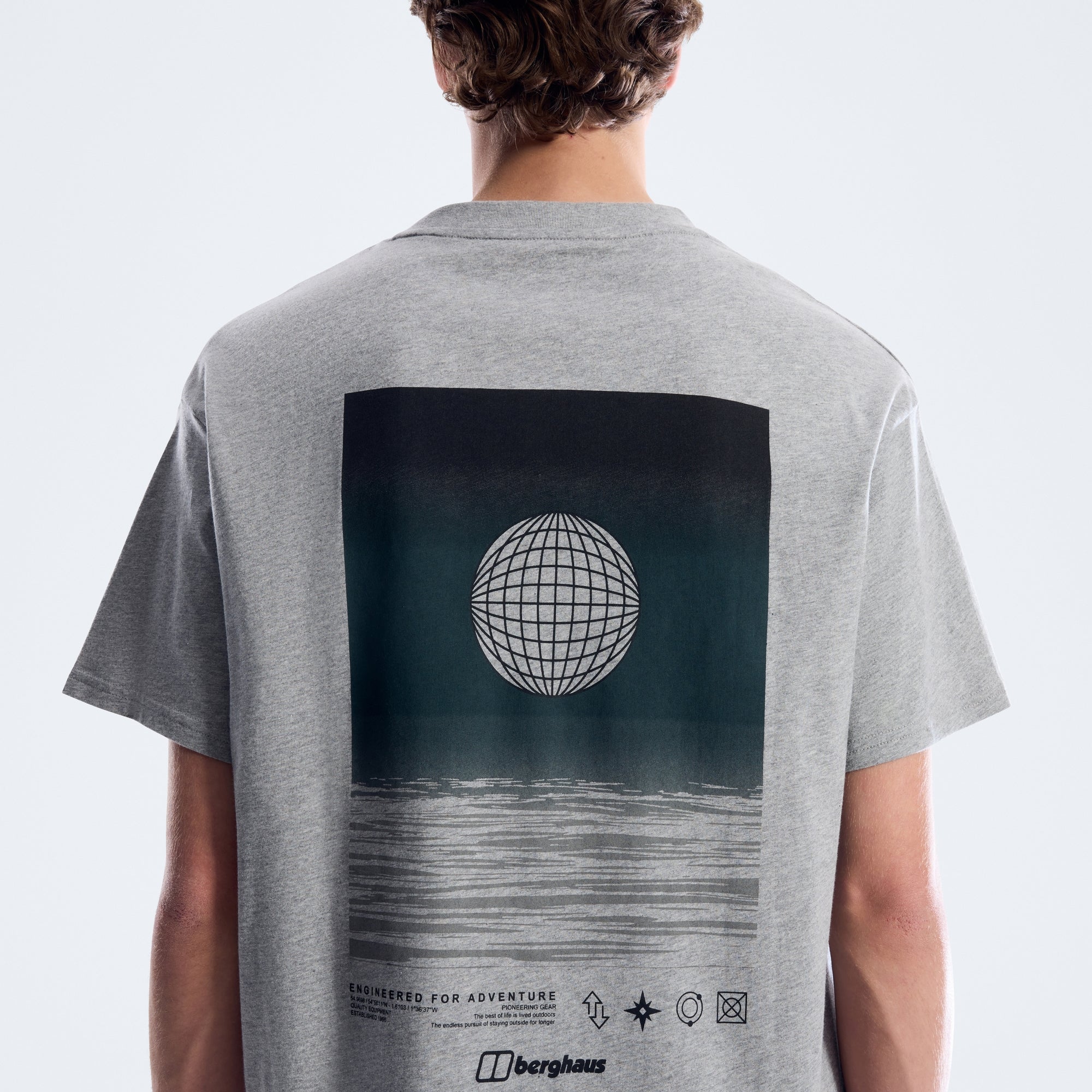 Men's Solar Sphere Tee - Light Grey
