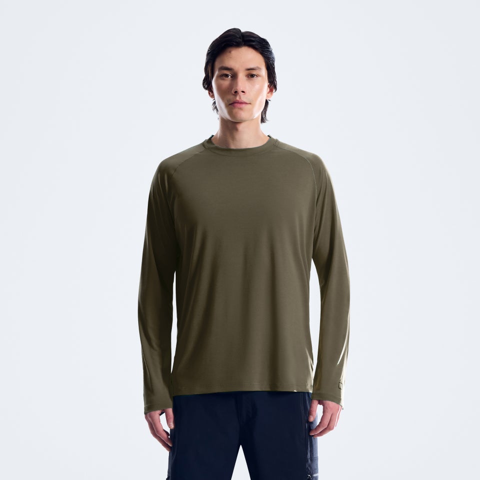 Men's Ivyhill Light Long Sleeve Tech Tee - Grey