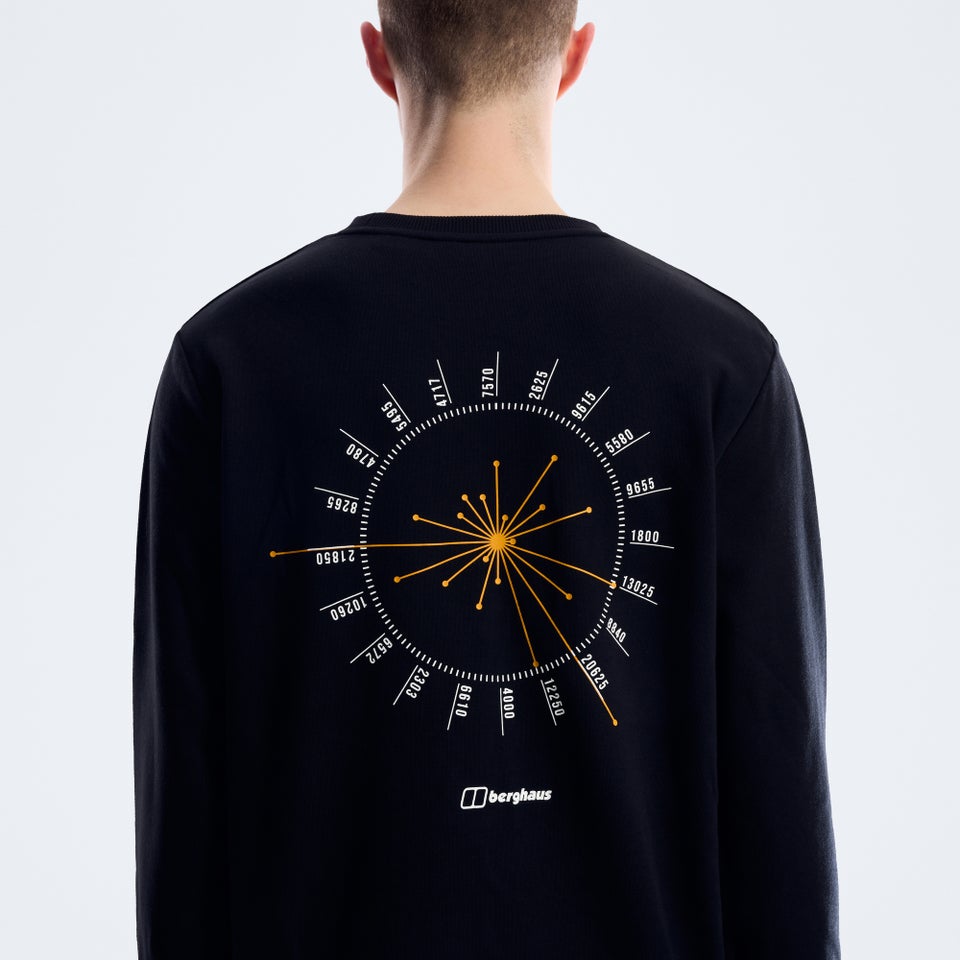 Men's Big Wall Elevations Tee Black