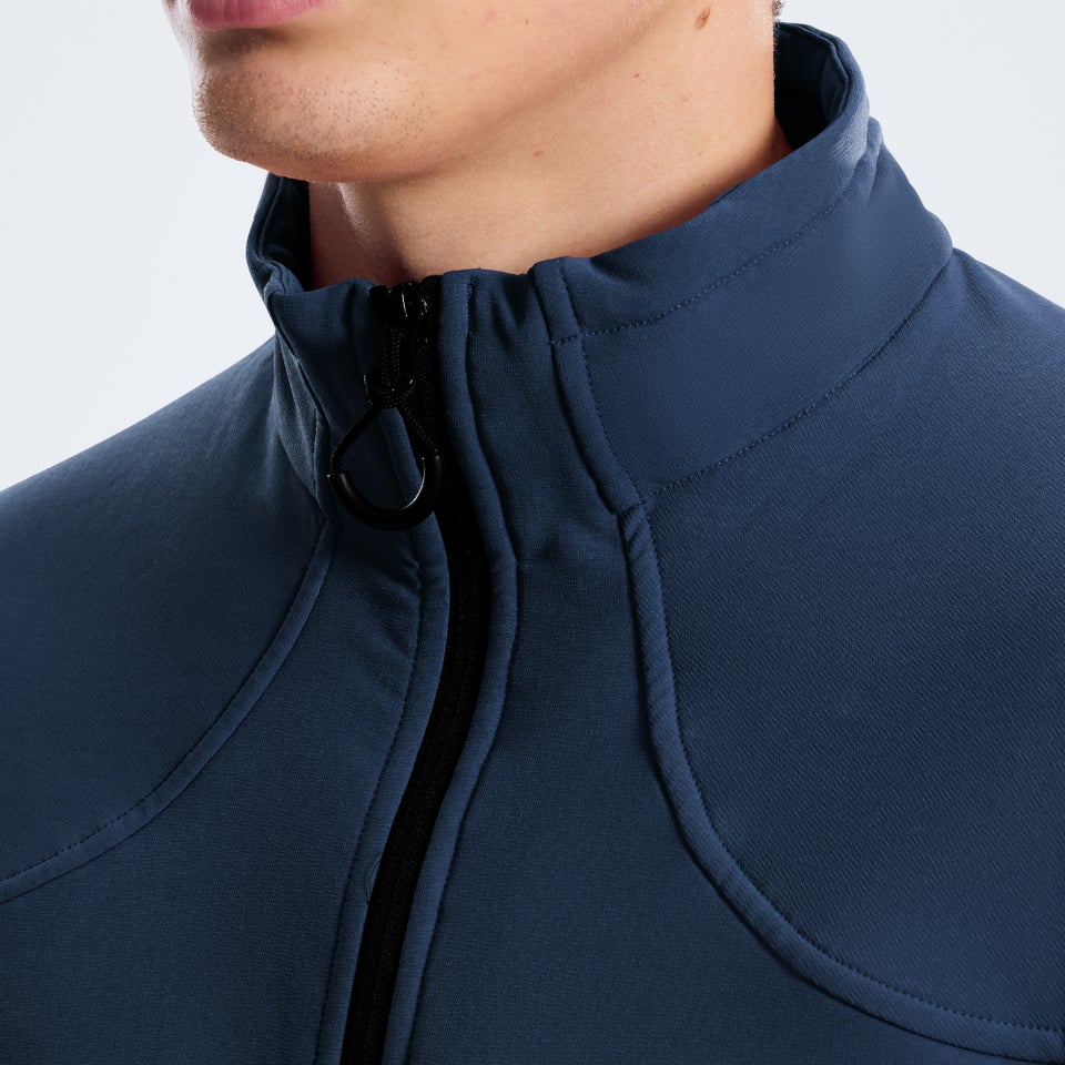 Men's Big Wall Half Zip - Blue