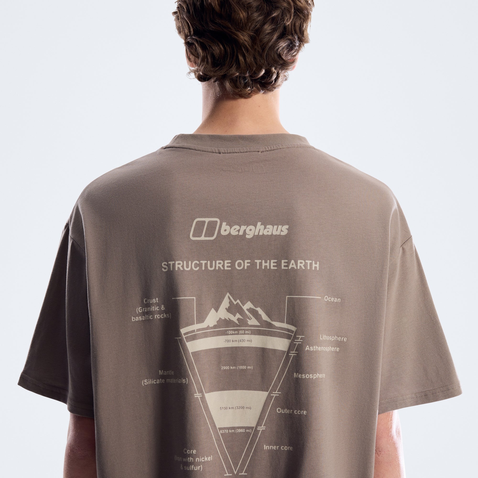 Men's Geo Structure Tee - Dark Grey