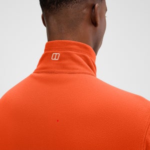 Men's Prism Micro Half Zip Polartec Fleece - Orange
