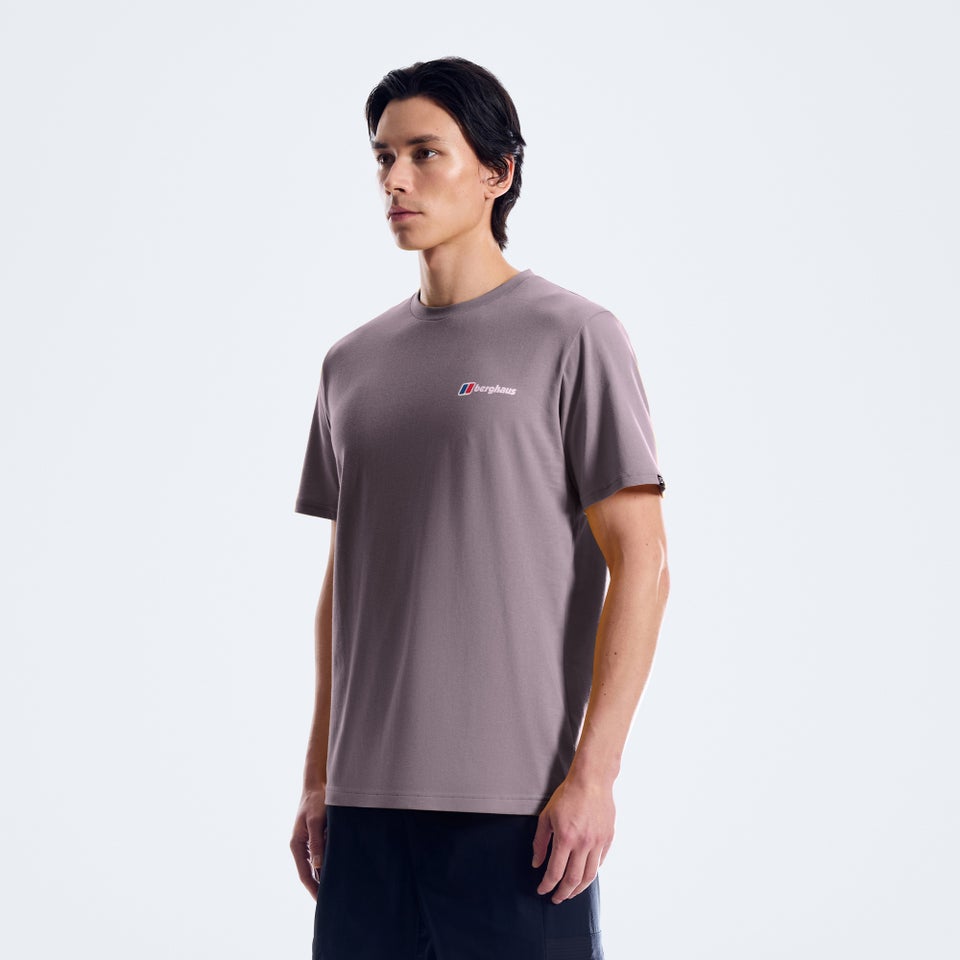 Men's Berghaus Class Logo Tee - Purple