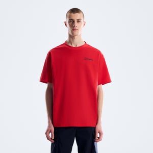 Men's Adventure Poster Tee Dark Red