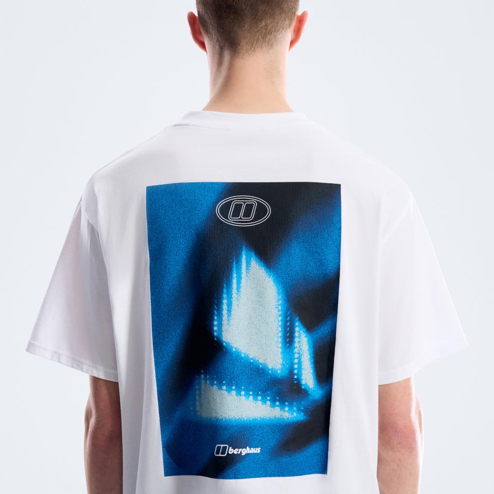 Big Wall Matrix Tee für Herren - Weiß