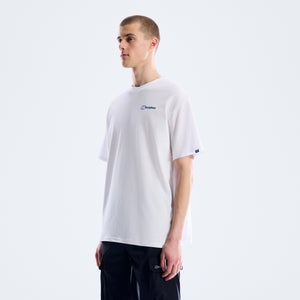 Big Wall Matrix Tee für Herren - Weiß