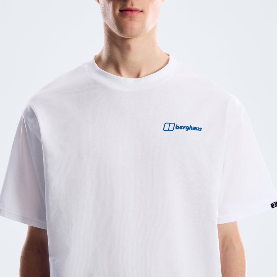 Big Wall Matrix Tee für Herren - Weiß