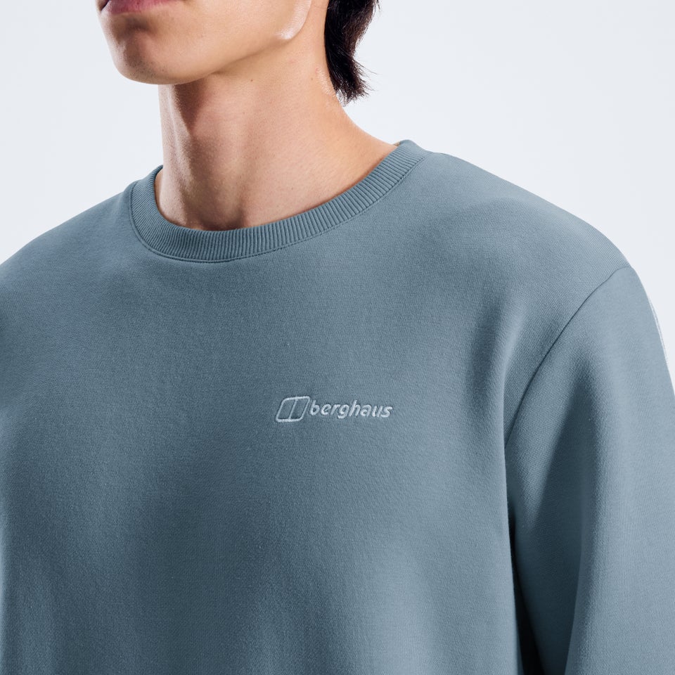 Men's Logo Crew Sweater - Blue