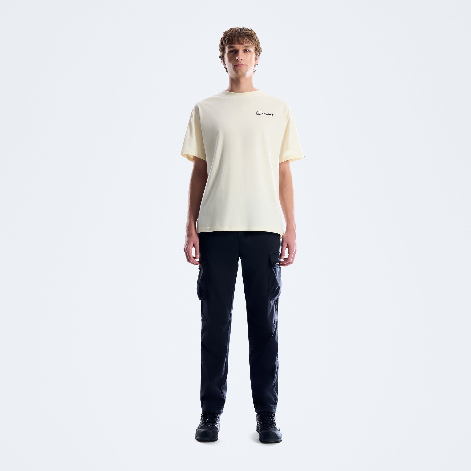 Solar Omber Tee für Herren - HellGrau