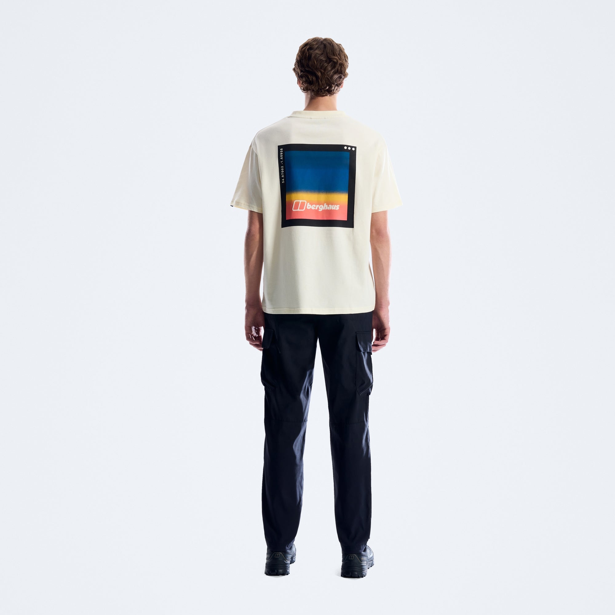 Solar Omber Tee für Herren - HellGrau