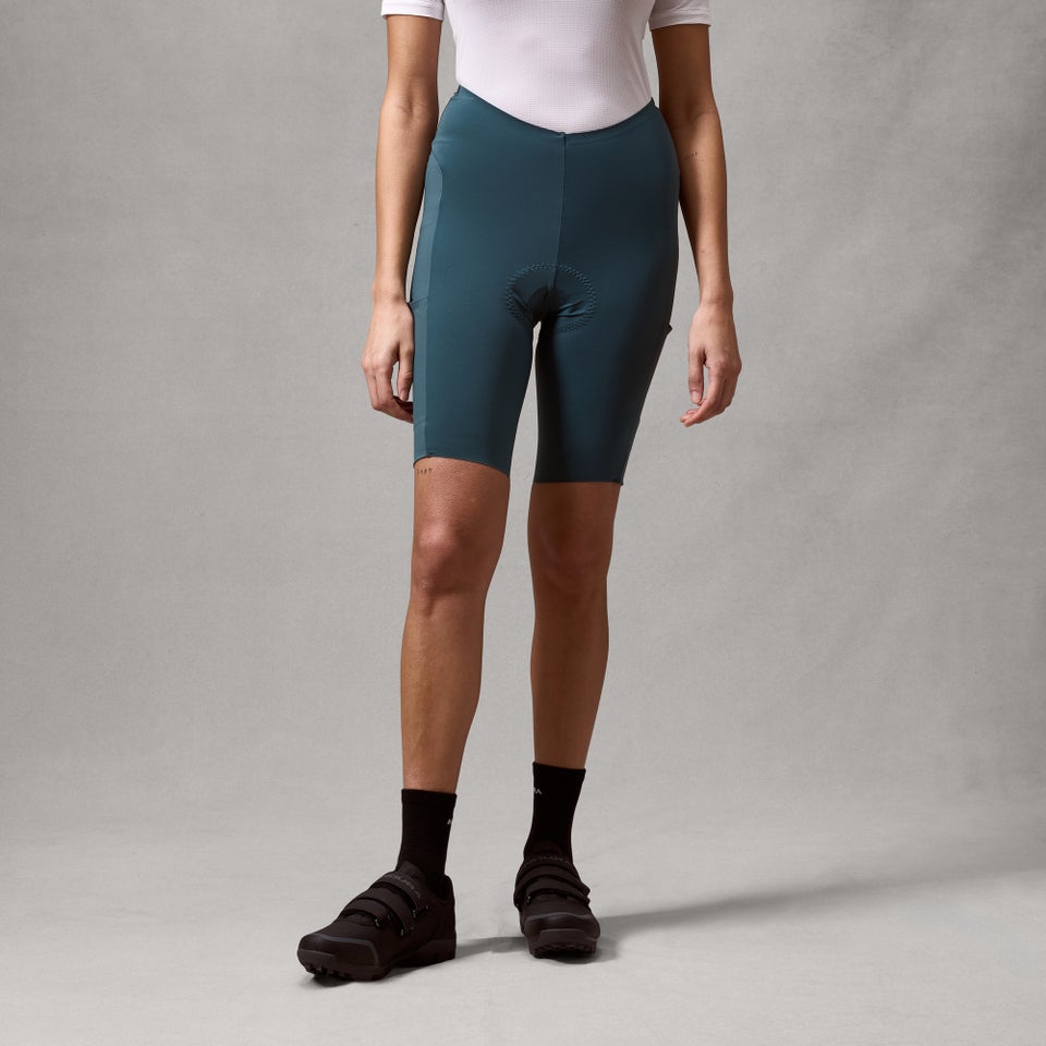 Damen AllTrack Ride Shorts - Blaugrün