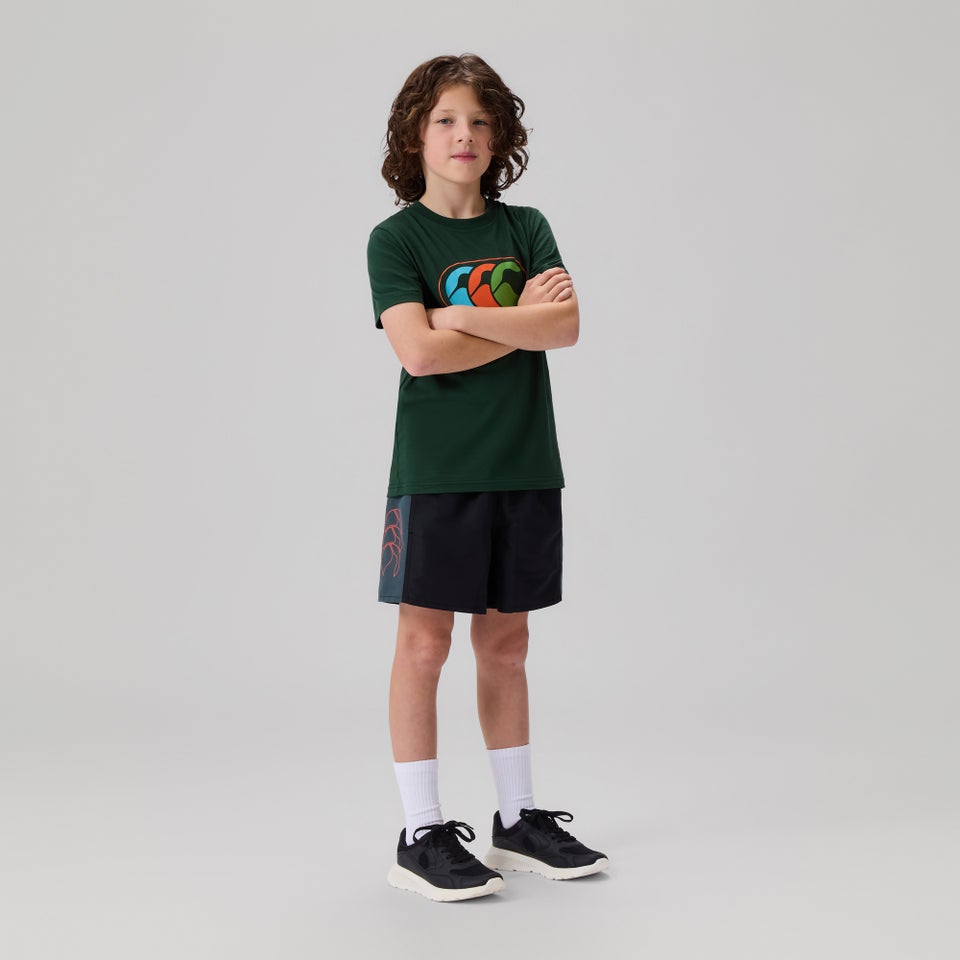 CANTERBURY FUN. PANEL TACTIC SHORT JU BLUE