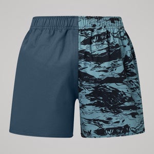 KIDS FORCE HARLEQUIN DRILL SHORT BLUE