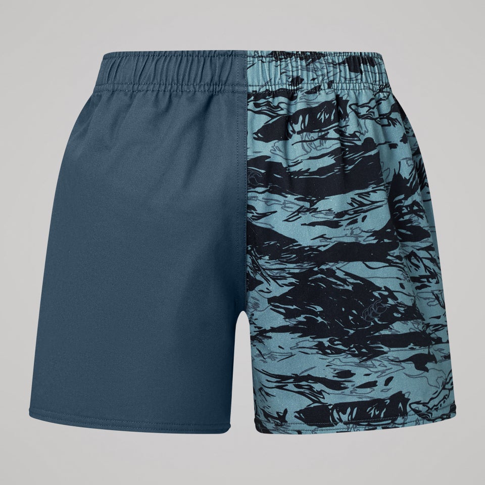 KIDS FORCE HARLEQUIN DRILL SHORT BLUE