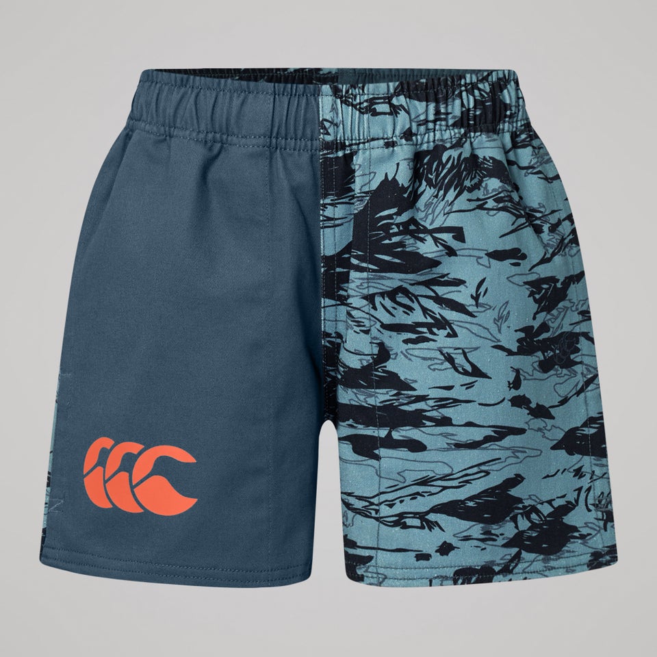 KIDS FORCE HARLEQUIN DRILL SHORT BLUE
