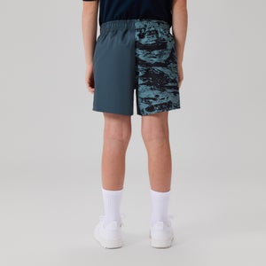 KIDS FORCE HARLEQUIN DRILL SHORT BLUE