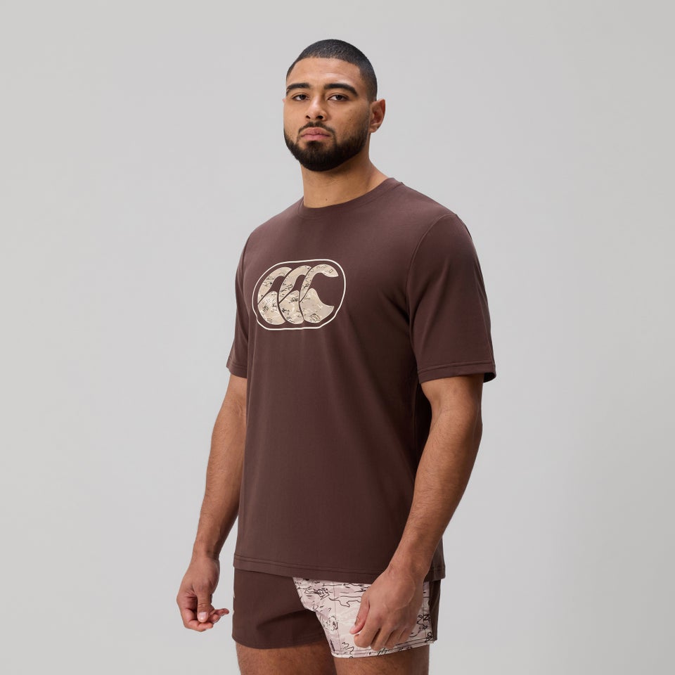 MENS FORCE T-SHIRT BROWN
