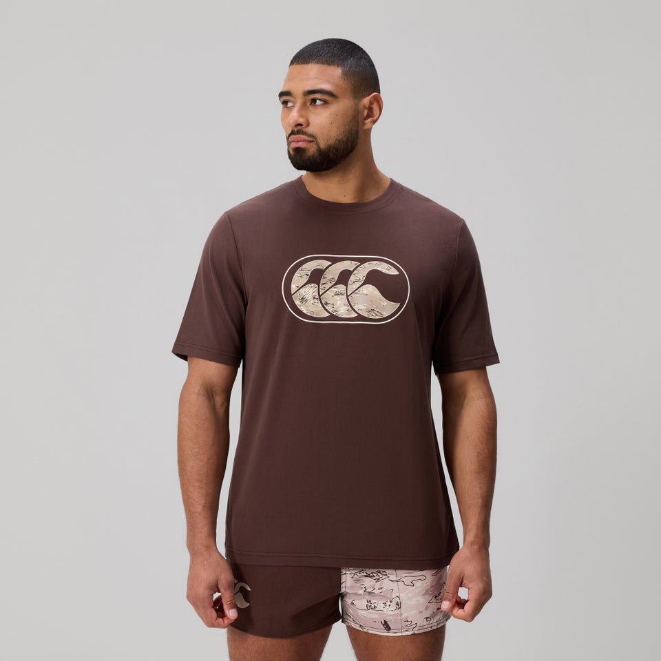 MENS FORCE T-SHIRT BROWN