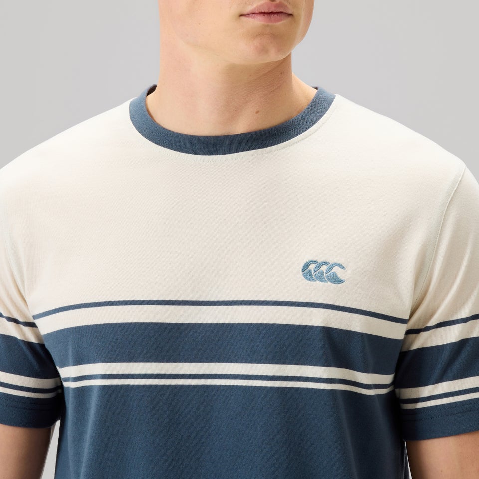 MENS EVERYDAY STRIPE T-SHIRT BLUE
