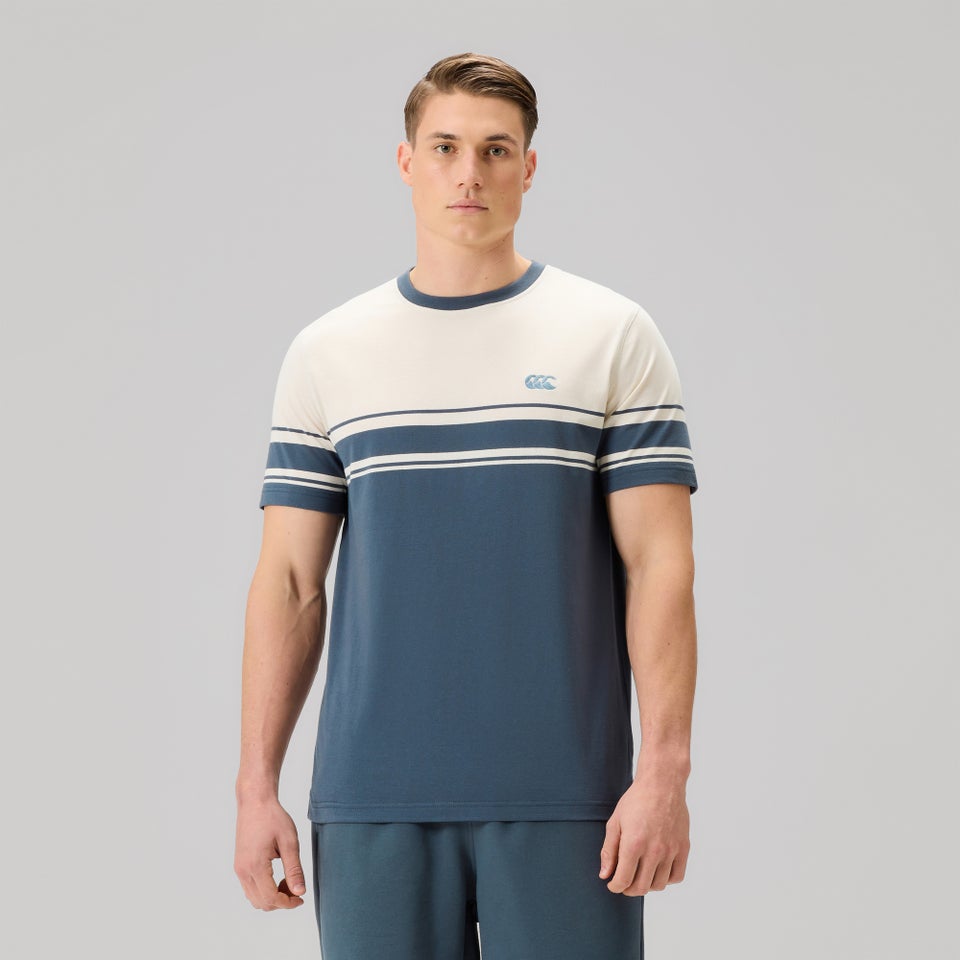 MENS EVERYDAY STRIPE T-SHIRT BLUE
