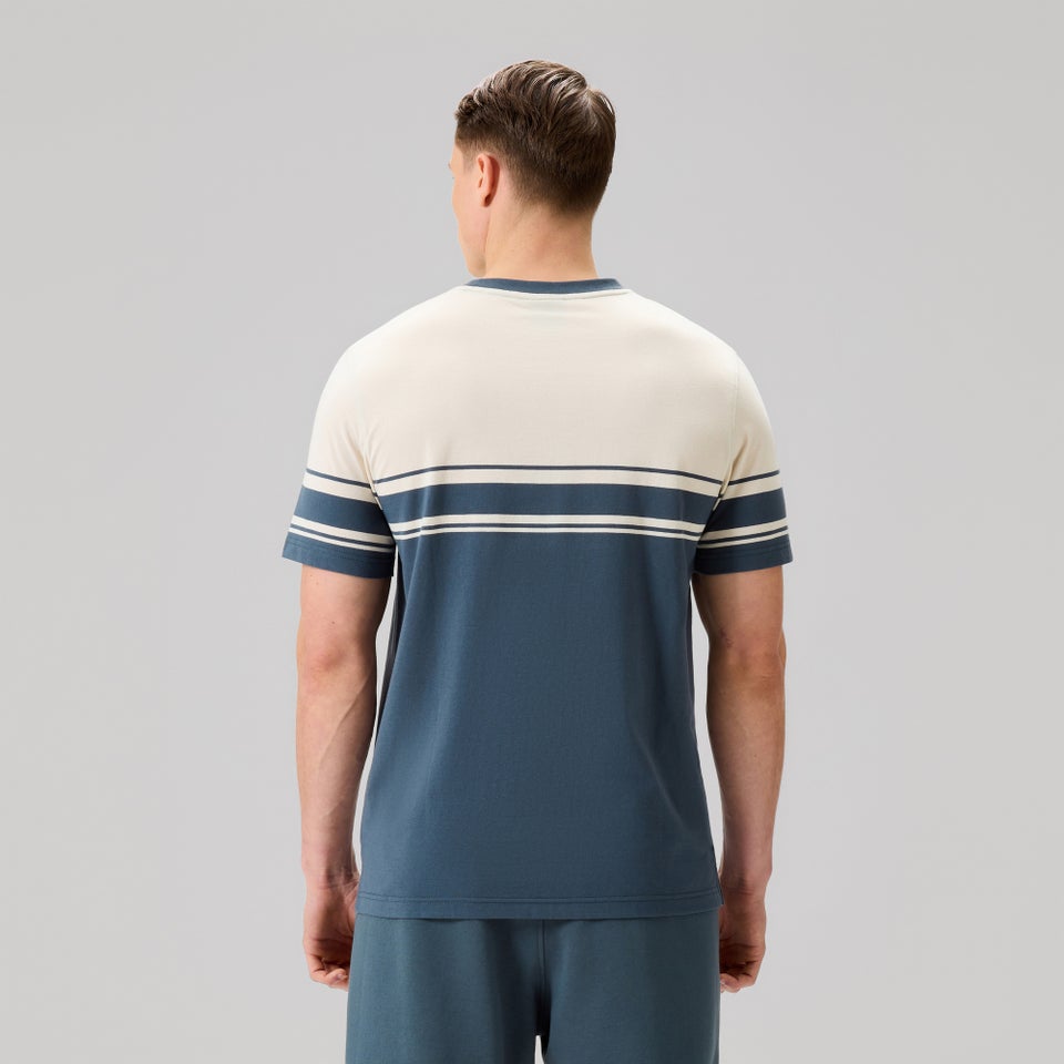 MENS EVERYDAY STRIPE T-SHIRT BLUE