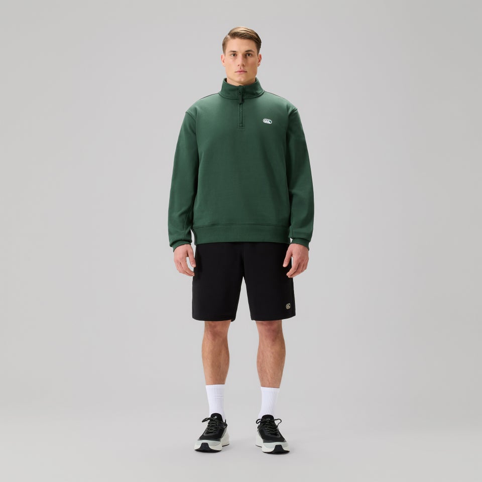 MENS EVERYDAY QUARTER-ZIP SWEATER GREEN