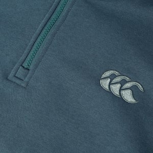 MENS FUNDAMENTALS QUARTER-ZIP SWEATER BLUE