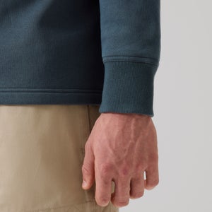 MENS FUNDAMENTALS QUARTER-ZIP SWEATER BLUE