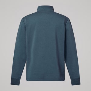 MENS FUNDAMENTALS QUARTER-ZIP SWEATER BLUE