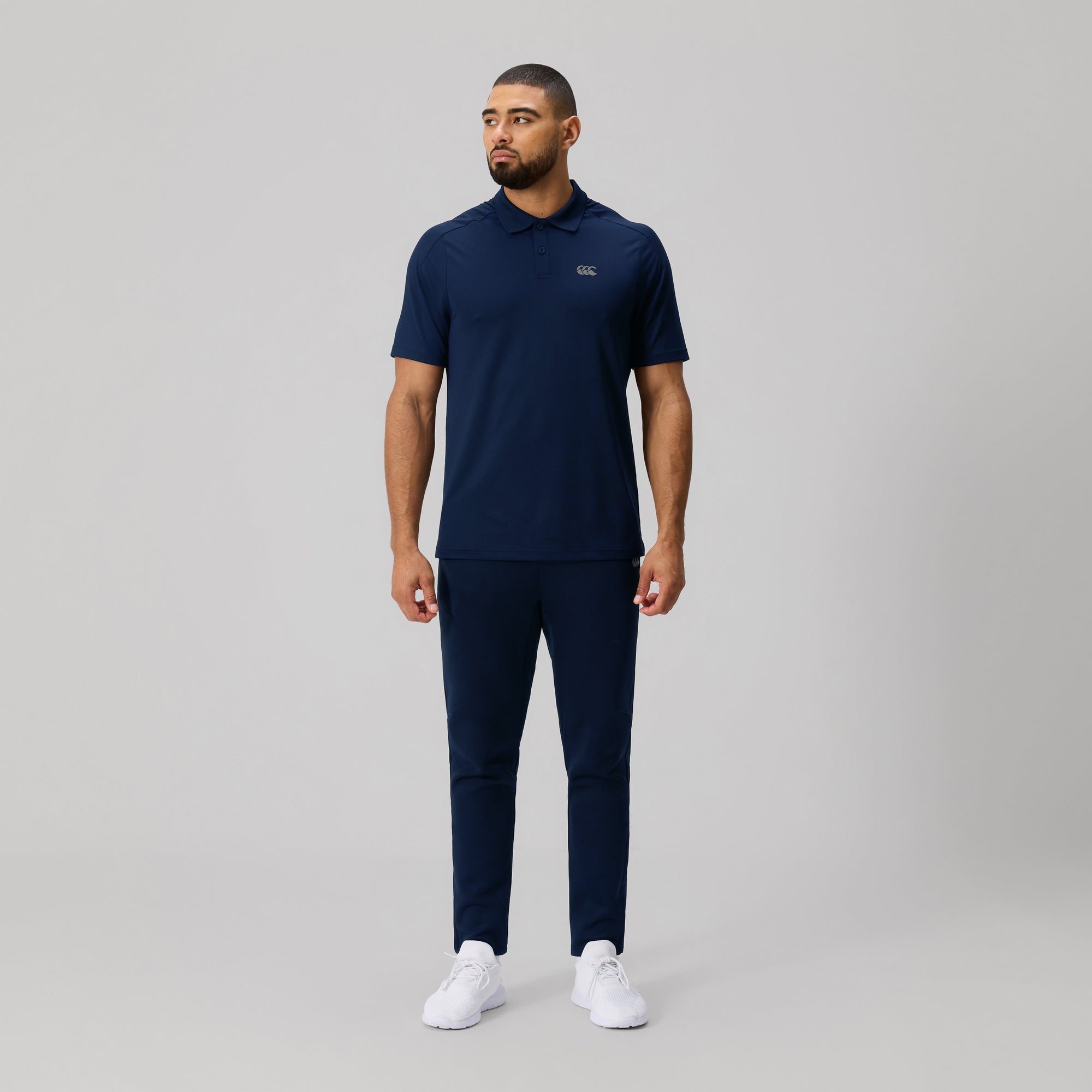 Mens Tempo Polo Shirt Navy | Canterbury