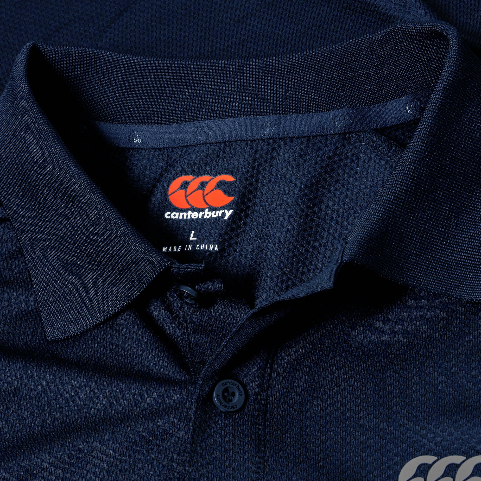 Mens Tempo Polo Shirt Navy | Canterbury