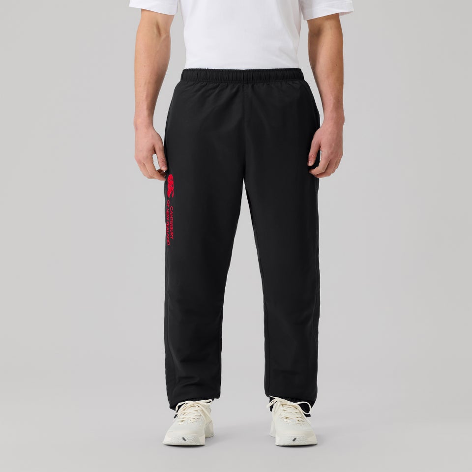 MENS CUFFED HEM STADIUM PANT BLACK
