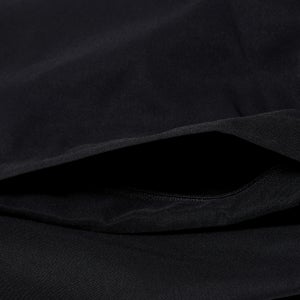 MENS CUFFED HEM STADIUM PANT BLACK