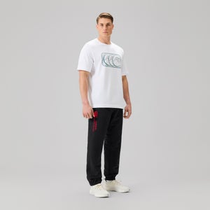 MENS CUFFED HEM STADIUM PANT BLACK